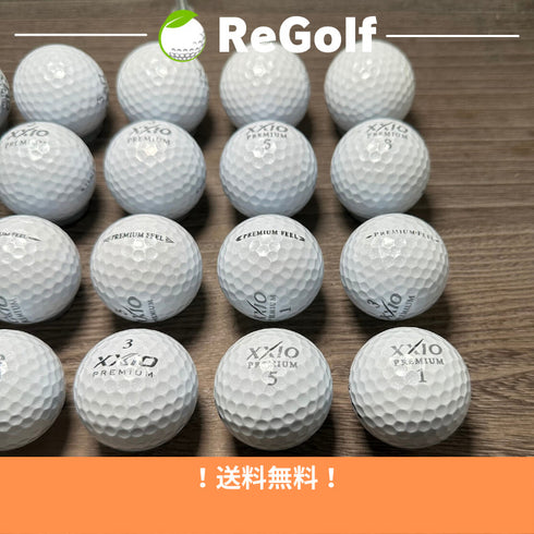 【中古】 【送料無料】 ロストボール XXIO ゼクシオ プレミアム ロイヤルプラチナ 年式混合 20球 Bランク ゴルフボール リゴルフ